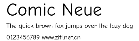 Comic Neue.ttf字體轉換器圖片