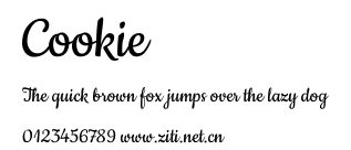 Cookie.ttf字體轉換器圖片