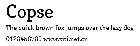 Copse.ttf字體轉換器圖片