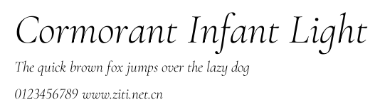 Cormorant Infant Light.ttf字體轉換器圖片