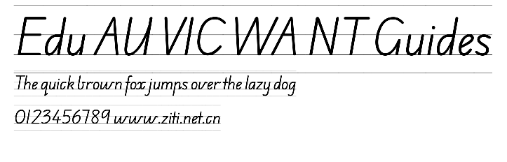 Edu AU VIC WA NT Guides.ttf