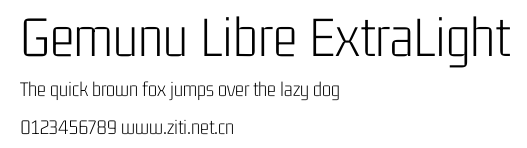 Gemunu Libre ExtraLight.ttf