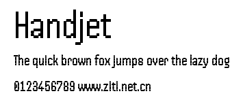 Handjet.ttf字體轉換器圖片