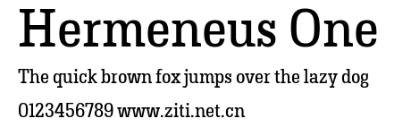Hermeneus One.ttf字體轉換器圖片