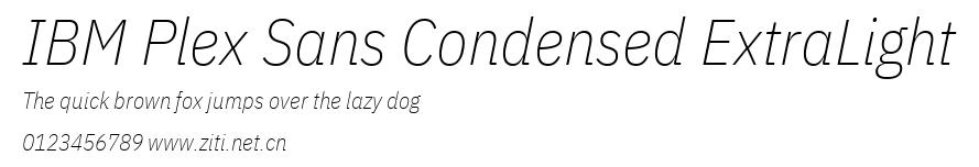 IBM Plex Sans Condensed ExtraLight.ttf