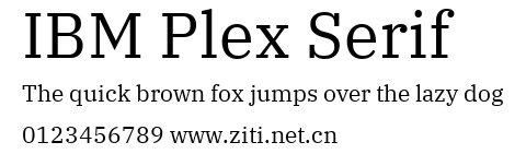 IBM Plex Serif.ttf字體轉換器圖片