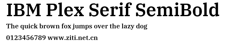 IBM Plex Serif SemiBold.ttf字體轉換器圖片