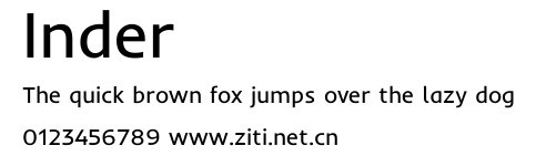 Inder.ttf字體轉換器圖片