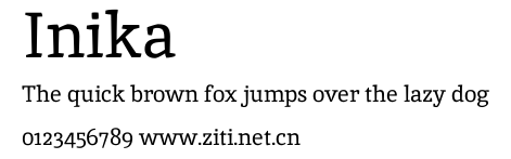 Inika.ttf字體轉換器圖片