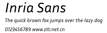 Inria Sans.ttf字體轉換器圖片