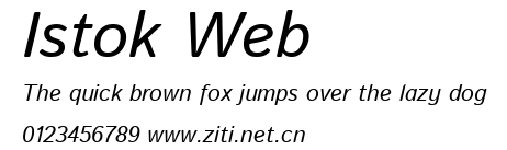 Istok Web.ttf字體轉換器圖片
