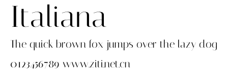 Italiana.ttf字體轉換器圖片