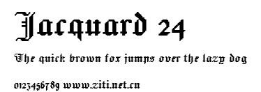 Jacquard 24.ttf字體轉換器圖片