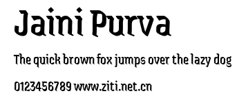 Jaini Purva.ttf字體轉換器圖片
