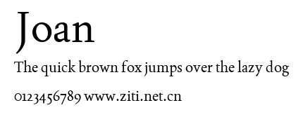 Joan.ttf字體轉換器圖片