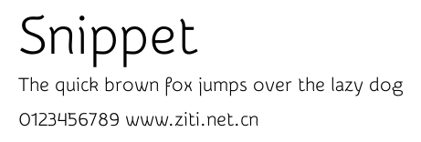 Snippet.ttf