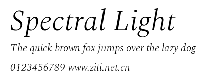 Spectral Light.ttf