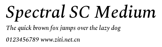 Spectral SC Medium.ttf