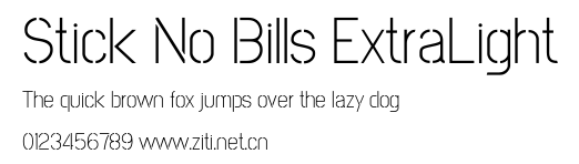 Stick No Bills ExtraLight.ttf
