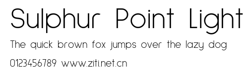 Sulphur Point Light.ttf