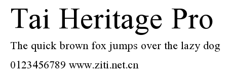 Tai Heritage Pro.ttf