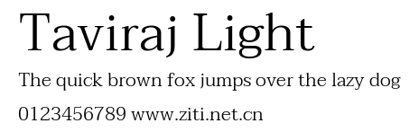 Taviraj Light.ttf