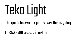 Teko Light.ttf