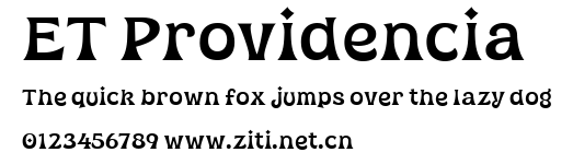 ET Providencia.ttf字體轉換器圖片