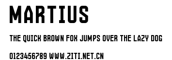 Martius.ttf字體轉換器圖片