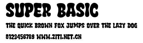 Super Basic.ttf字體轉換器圖片