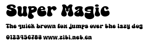 Super Magic.ttf字體轉換器圖片