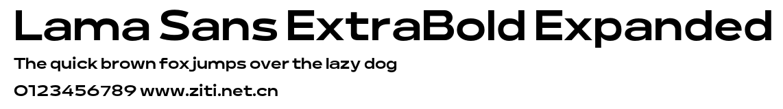 Lama Sans ExtraBold Expanded.otf