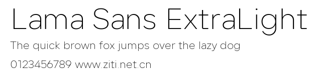 Lama Sans ExtraLight.ttf