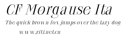 CF Morgause Ita.otf字體轉換器圖片