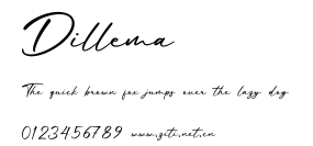 Dillema.ttf字體轉換器圖片