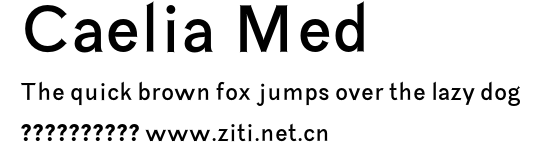 Caelia Med.otf字體轉換器圖片