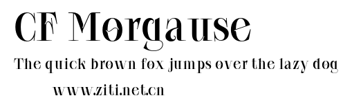 CF Morgause.otf字體轉換器圖片