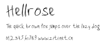 Hellrose.otf字體轉換器圖片