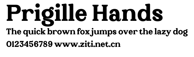 Prigille Hands.ttf字體轉換器圖片
