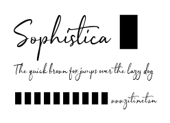 Sophistica 1.ttf字體轉換器圖片
