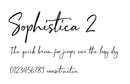 Sophistica 2.otf字體轉換器圖片
