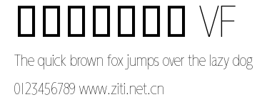 阿裏媽媽靈動體 VF.ttf