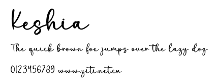 Keshia.otf