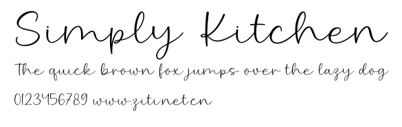 Simply Kitchen.otf