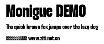 Monigue DEMO.ttf