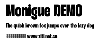Monigue DEMO.otf