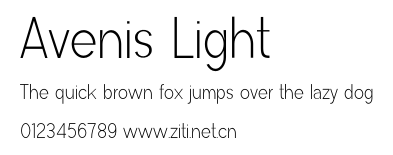 Avenis Light.otf