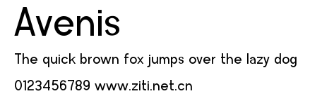 Avenis.ttf