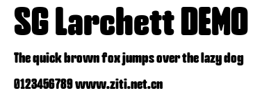 SG Larchett DEMO.ttf
