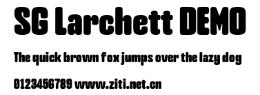 SG Larchett DEMO.otf